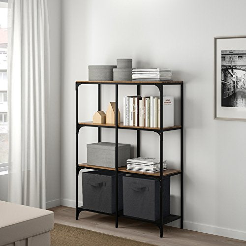PowerKing Collapsible Storage Cubes - 2 Pack, Black, 10.5"