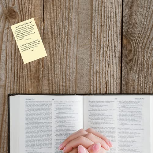 Nativity Prayer Cards Set - Religious Christmas Blessing Cards with Holy Family, 100 Pack