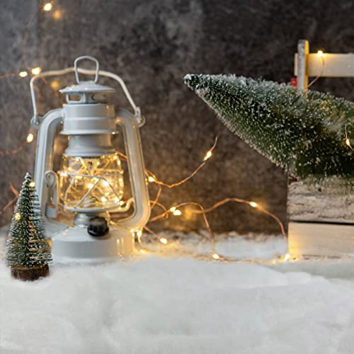 3 Roll Xmas Snow Blanket - Thick Artificial Cotton Snow for Christmas Decorations - White Fluffy Winter Snow Sheets