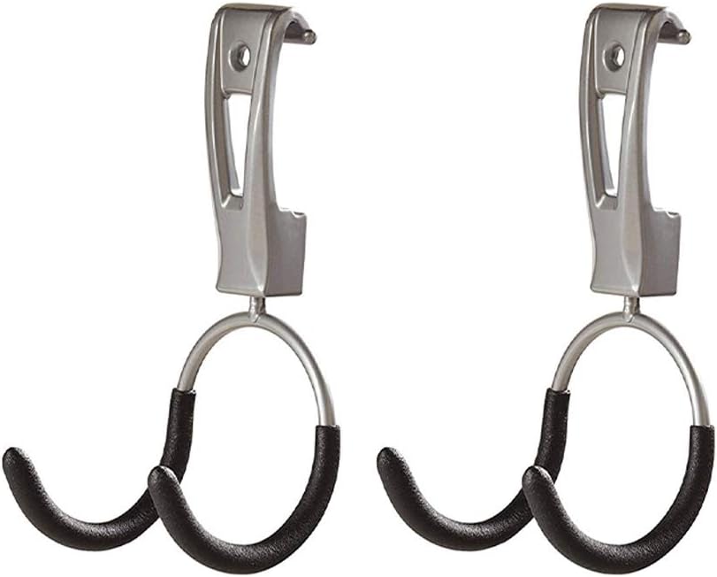 Rubbermaid Garage Hook Organizers - Universal Metallic FastTrack Design | 2 Pack for Efficient Storage