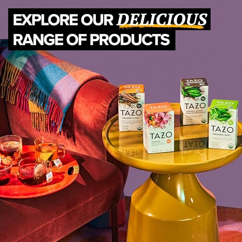TAZO Organic Earl Grey Black Tea Bags with Bergamot 16 Count