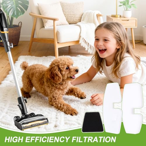 Eureka Flash NES510 Vacuum Replacement Filter Set - 3 Foam, 3 Felt, 3 Post Filters