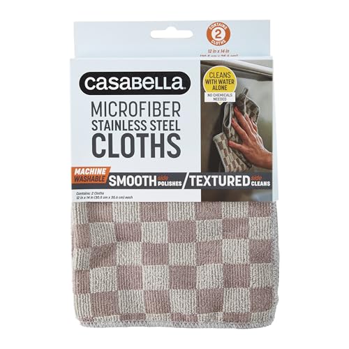 Casabella Microfiber Cloth for Stainless Steel & Surfaces