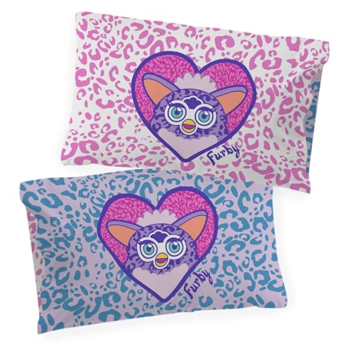 Jay Franco Furby Reversible Pillowcase - Soft Microfiber Standard Pillow Cover