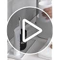 2-Pack Plastic Toothbrush Holder Cups, Eco-Friendly Bathroom Accessories