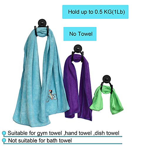 YYST Mini Magnetic Towel Hook for Kitchen & Gym - Holds 0.5 LB