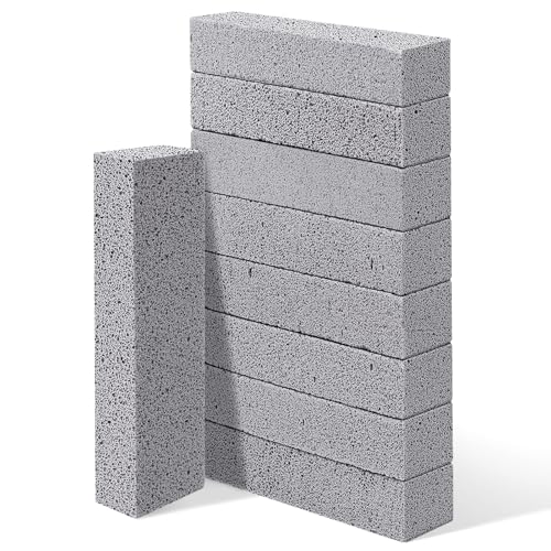 ZUFECY 10-Pack Pumice Stones for Toilet & Grill Cleaning