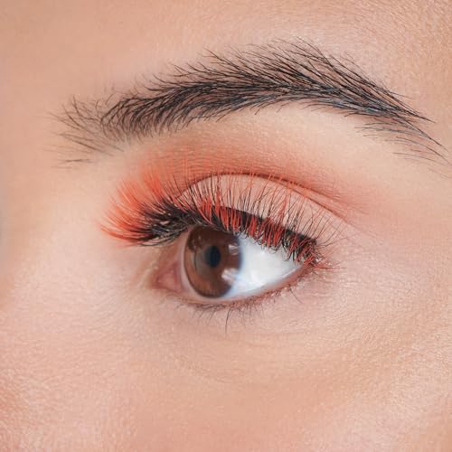 KISS Halloween False Eyelashes Pumpkin Potion 17mm Full Volume Vegan