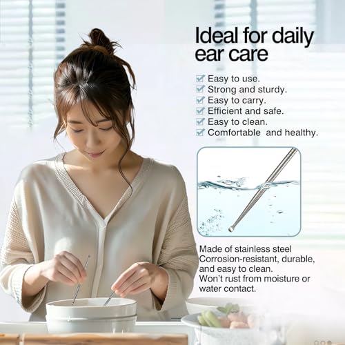 Zoolinn Stainless Steel Tonsil Stone Remover and Ear Wax Removal Tool Set