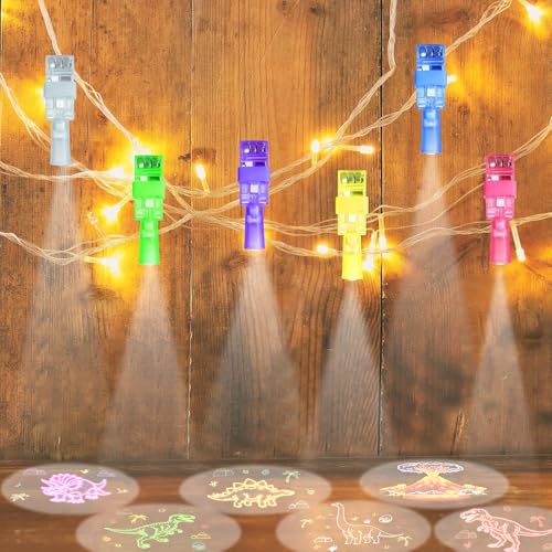 24PCS Dinosaur LED Finger Lights - Fun Party Favors for Kids