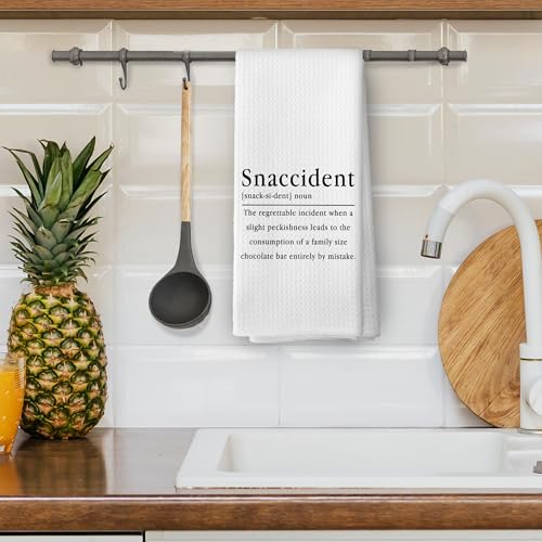 Funny Snaccident Kitchen Towels - Microfiber Hand Towels 16x24in