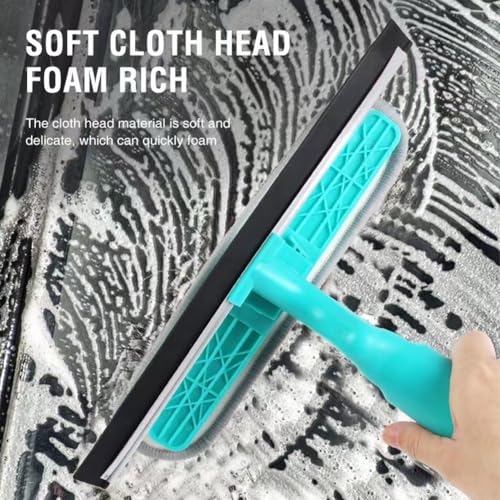 Kakalote Blue 4-in-1 Window Cleaning Kit with Squeegee & Spray Bottle