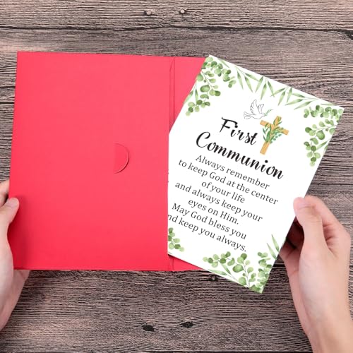 First Communion Gifts for Kids - Christian Confirmation Cards