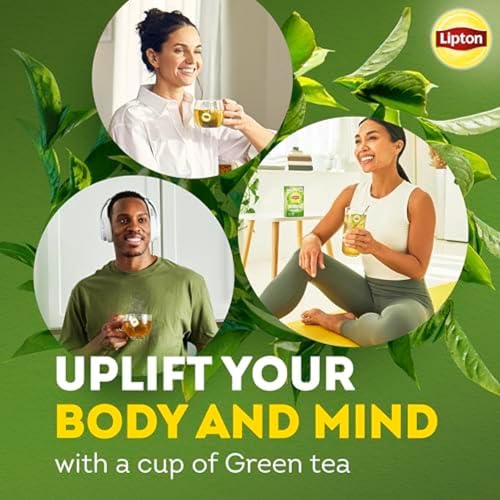 Lipton Green Tea with Jasmine - 240 Count (40 Bags x 6 Pack) - Unsweetened & Caffeinated