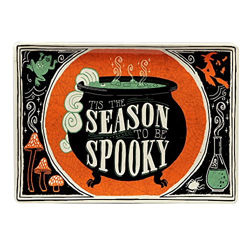 Certified International Scaredy Cat Rectangular Platter, 14in x 10in