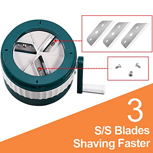MANBA Ice Shaver Replacement Blades and Screws - 3 Pack