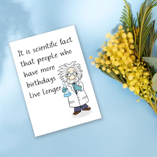 Funny Birthday Card for Men and Women - Humorous Greeting Card