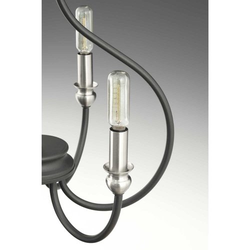 Progress Lighting P350042-143 Whisp Close-to-Ceiling, Black