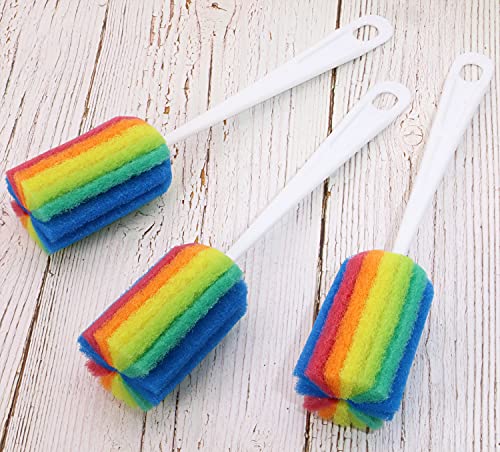 Mini Skater 3PCS Long Handle Cleaning Brush Set for Cups