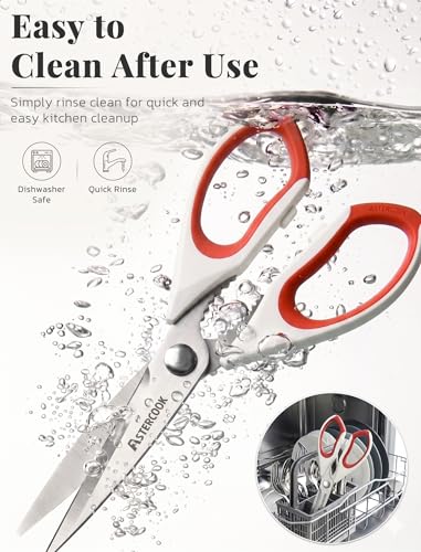 Astercook Heavy Duty Kitchen Scissors 3 Pack - Stainless Steel Shears