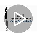 Ergonomic Grout Brush Set - 2-Piece Anti-Slip Cleaning Tools