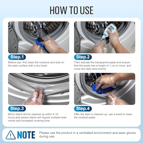 Leopong Cleaner Gel for Washer & Refrigerator Seals, 5 fl oz