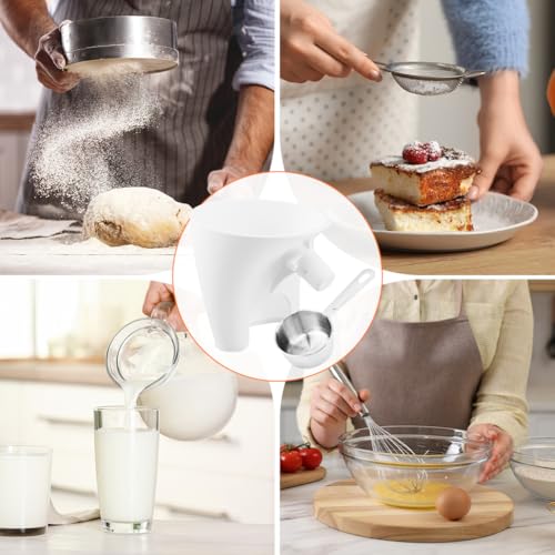 Flour Funnel for KitchenAid Mixer - Easy-Pour Attachment for KSM150