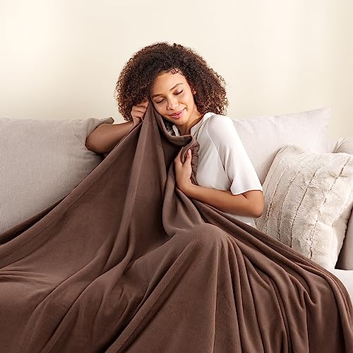 Berkshire Blanket Microfleece Throw - Foal Lightweight Soft Bed Blanket