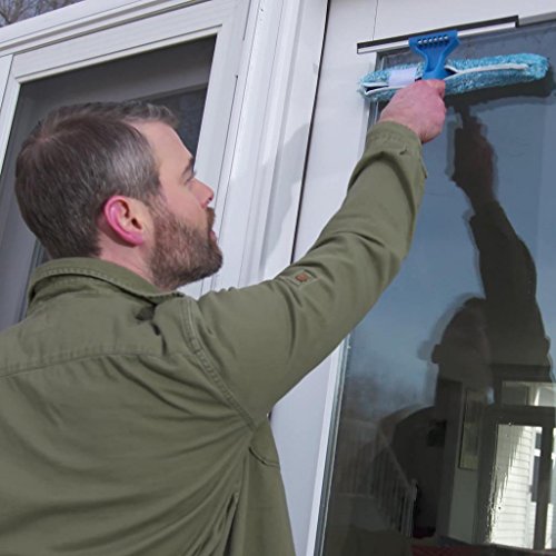 Unger 18” Combi Window Cleaning Tool Refill Sleeve - High Absorbent Microfiber Squeegee Sponge