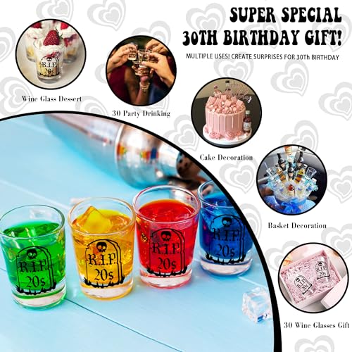RIP 20s 2oz Shot Glass - 30th Birthday Gift for Her | JUSTOTRY