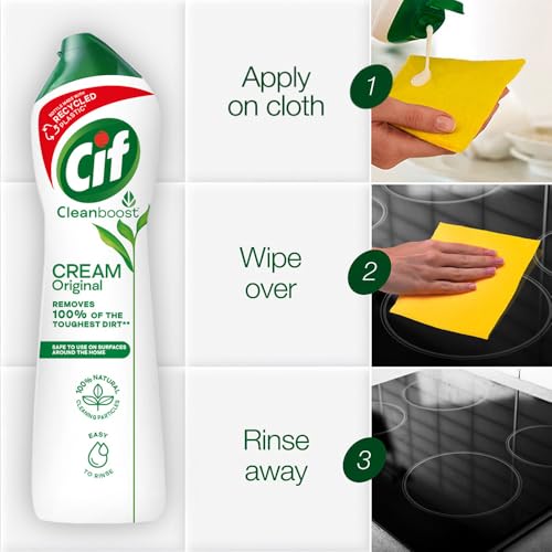 Cif Professional Original Cream Cleaner 500ml - Powerful Stain Removal