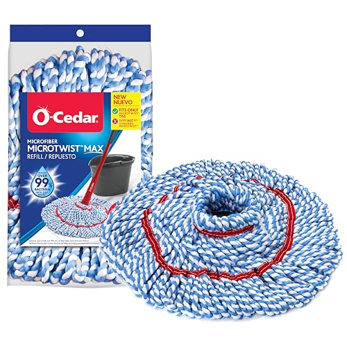 O-Cedar MicroTwist MAX Microfiber Refill - 12 Pack for Mop