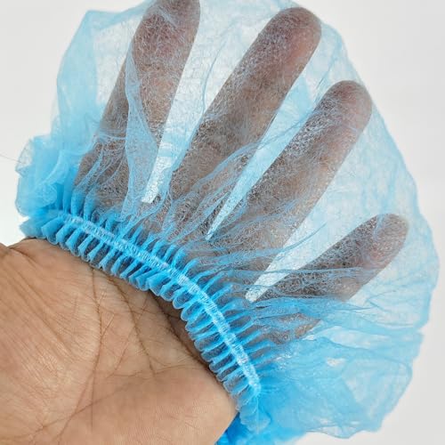 Disposable Hair Nets - 10 Pack Bouffant Caps for Food Service