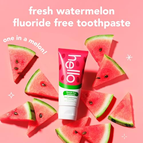 hello Kids Fluoride Free Toothpaste, Fresh Watermelon, 4.2 oz