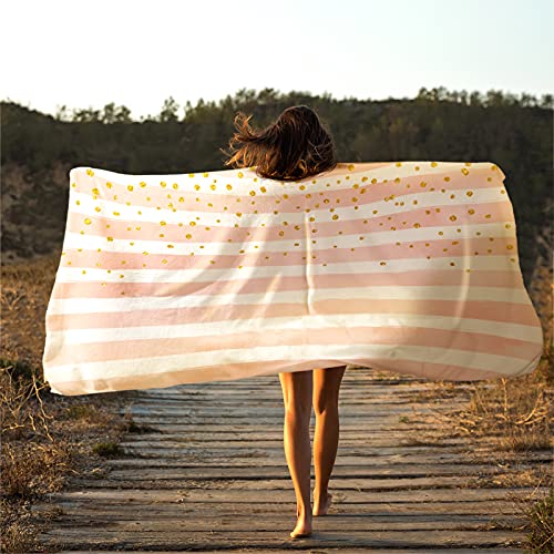 Tatuo 30 x 60 Inch Sublimation Beach Towel - Microfiber DIY Personalizable Large Bath & Pool Towel
