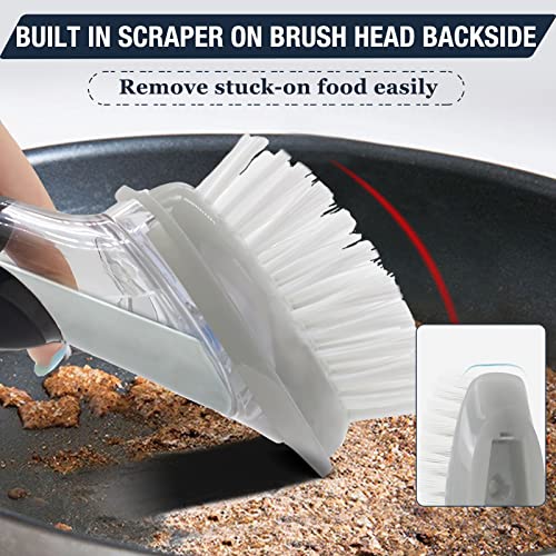 4 Pack OXO Dish Brush Replacement Heads for Soap Dispenser