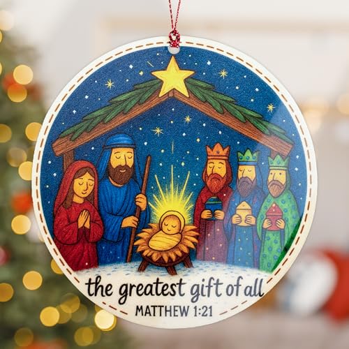 Nativity Christmas Ornament - Timeless Holiday Keepsake