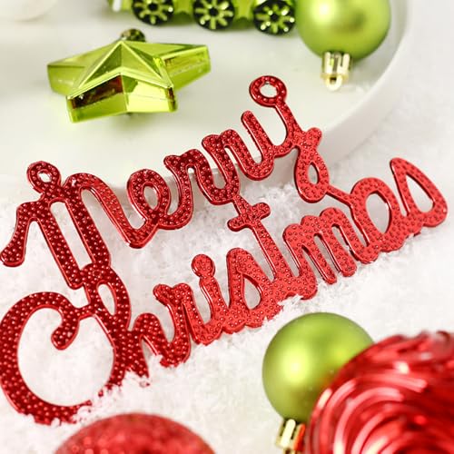 70pcs Shatterproof Christmas Tree Ball Ornaments Set - Red White Variation