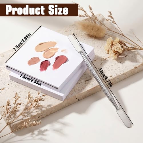 Disposable Nail Polish Mixing Palette Sheets with Stirring Rod