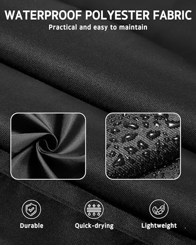 Syntus Black Server Apron for Men & Women - 1 Pack
