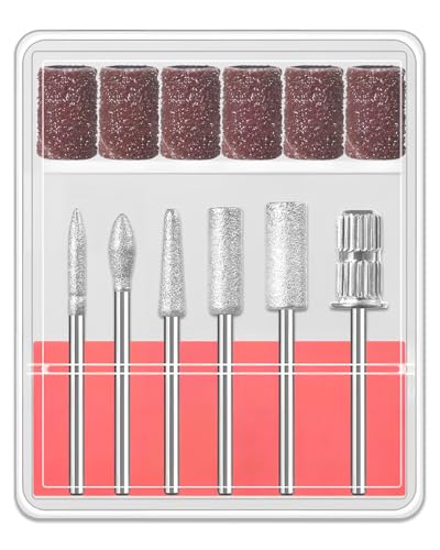 Nail Drill Bits Set 6 Pcs Professional Manicure Pedicure Tool