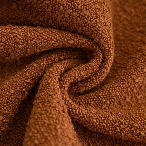Textured Boucle Pillow Covers Set of 2 - 18x18 Decorative Cushions