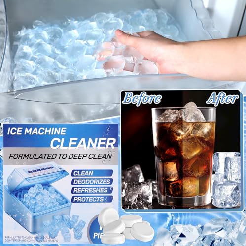 Swiffen Ice Machine Cleaner Tablets - 24 Pack Descaler for Ice Makers