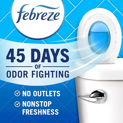 Febreze Small Spaces Odor-Fighting Air Freshener, Linen & Sky, 4 Count