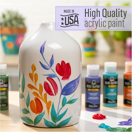 FolkArt Pink Quartz Multi-Surface Acrylic Craft Paint - 2 oz