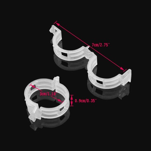 KINGLAKE Plant Support Clips - 200 Pcs Tomato Vine & Trellis Clips for Healthier Upright Growth