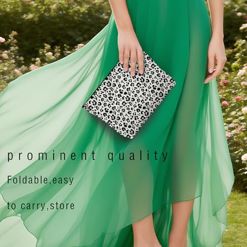 Leopard Makeup Bag for Women Preppy Cosmetic Pouch Travel Organizer