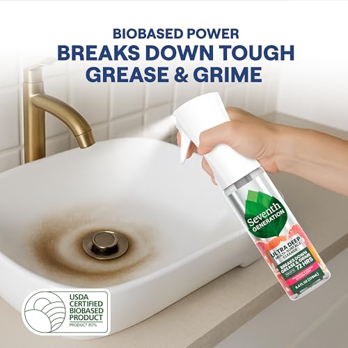 Seventh Generation Probiotic Multi Surface Cleaner Spray, Grapefruit & Orange, 9.4 Fl Oz