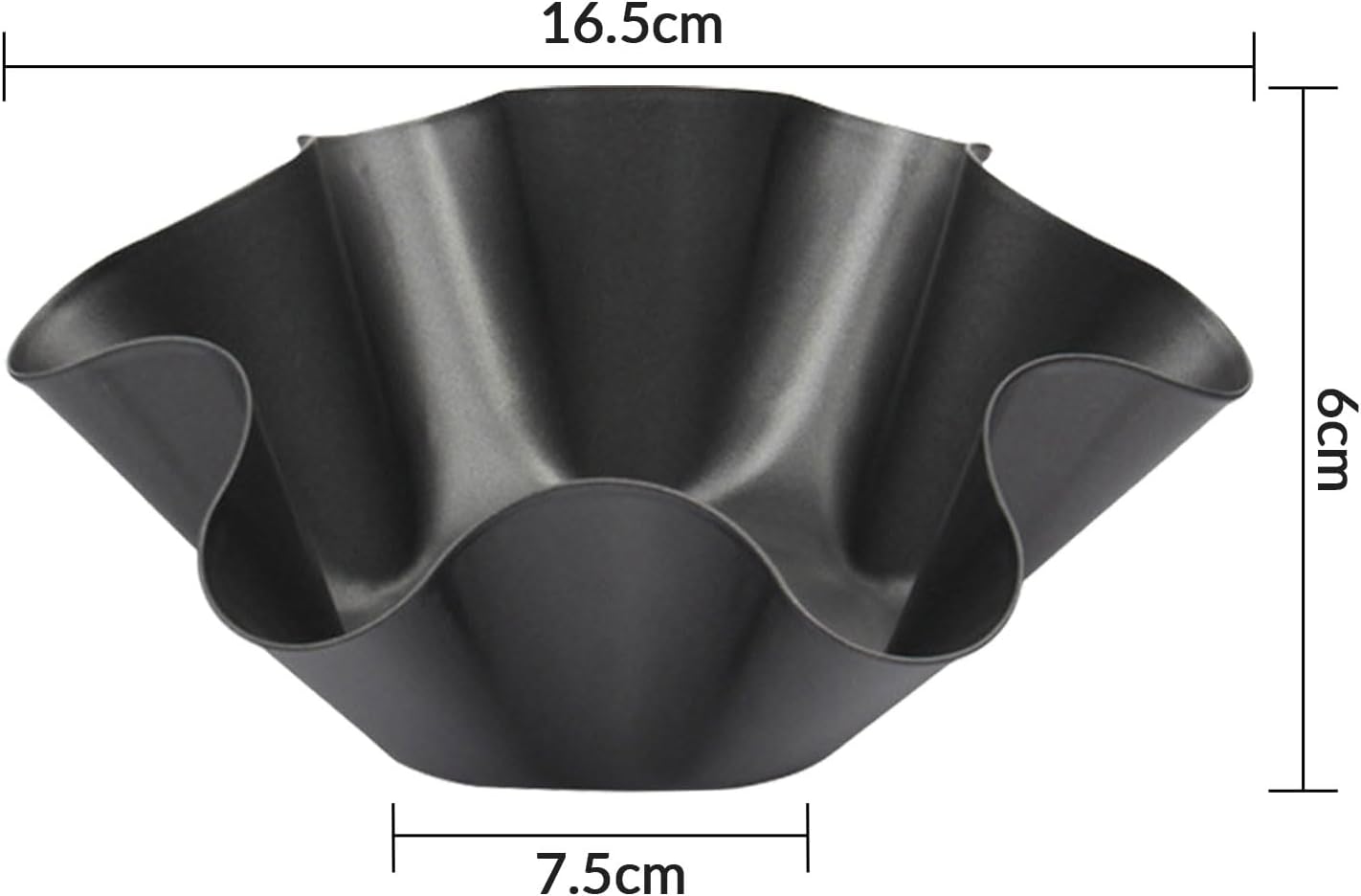 Nonstick Taco Shell Bowl by [Brand Name] - Carbon Steel Tortilla Maker for Home Cooking | 6.5in