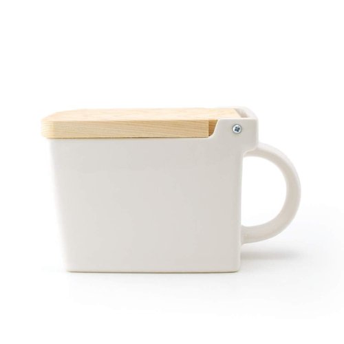 ZERO JAPAN Salt Box - White - 15oz / 420ml Made in Japan
